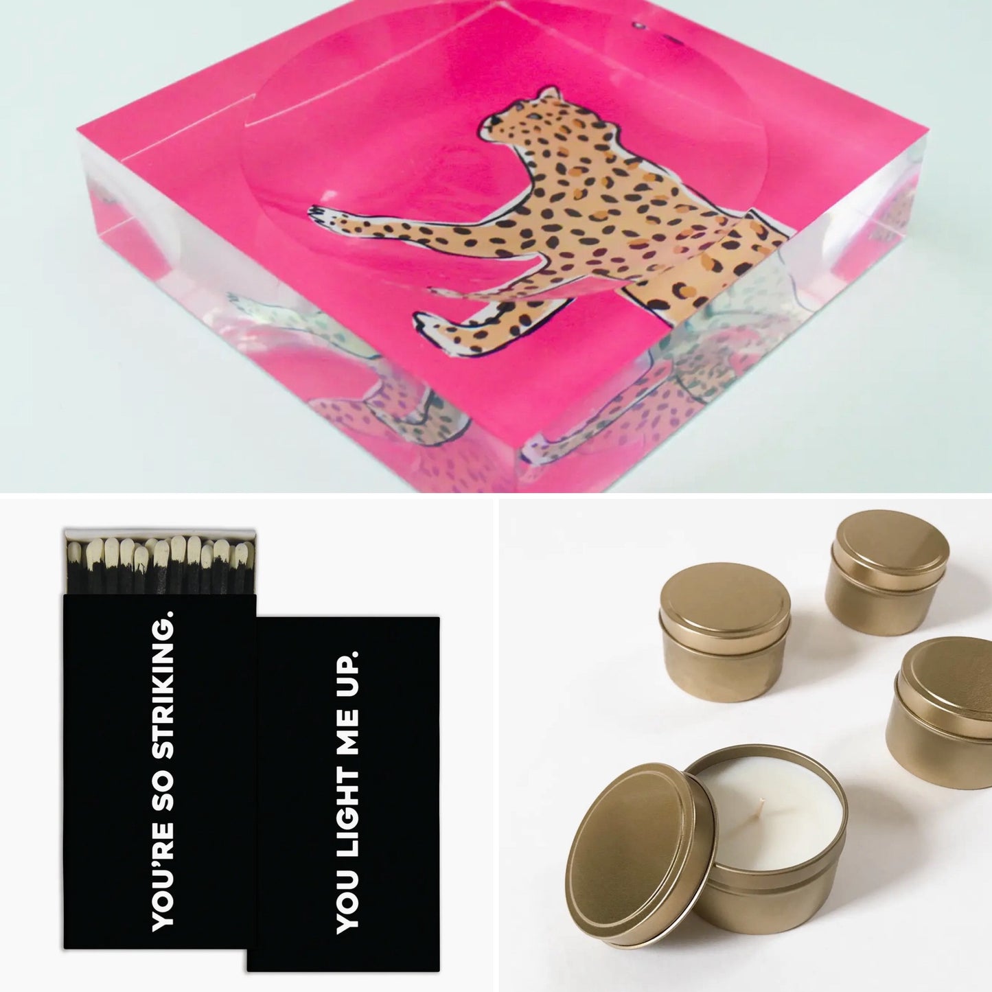 luxury cheetah gift box for women