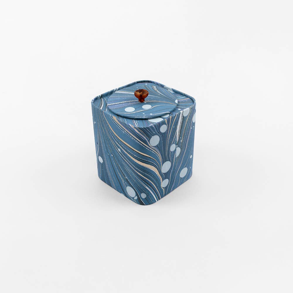 hand-marbled keepsake jar