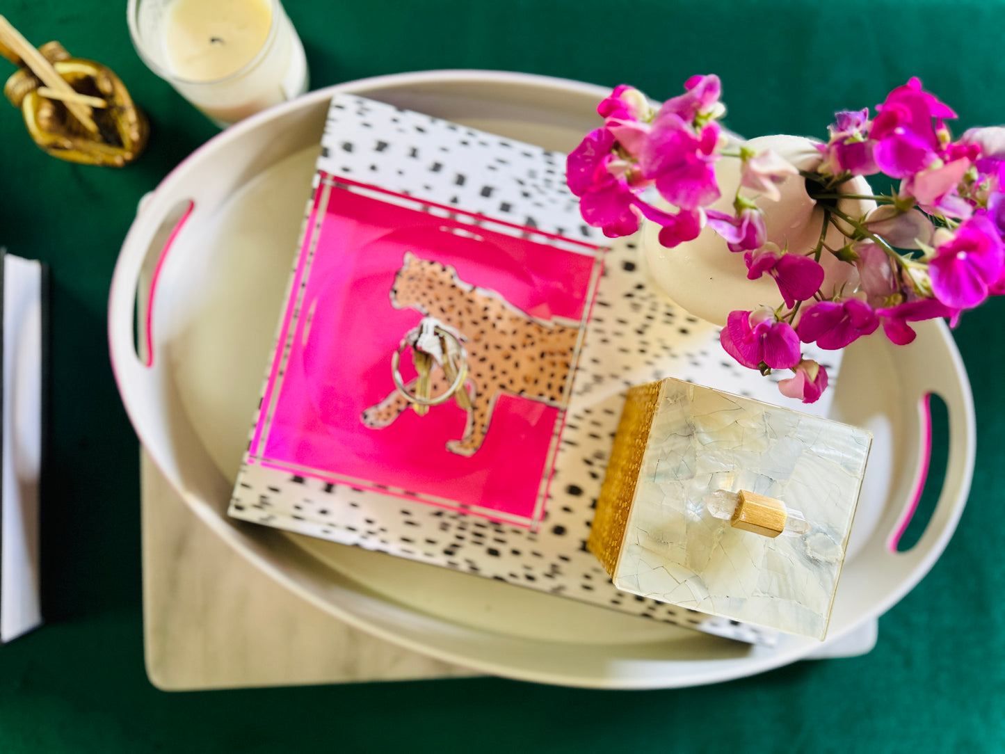 luxury cheetah gift box for women