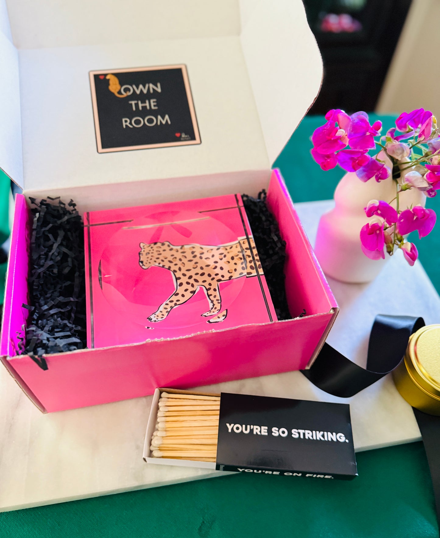 luxury cheetah gift box for women
