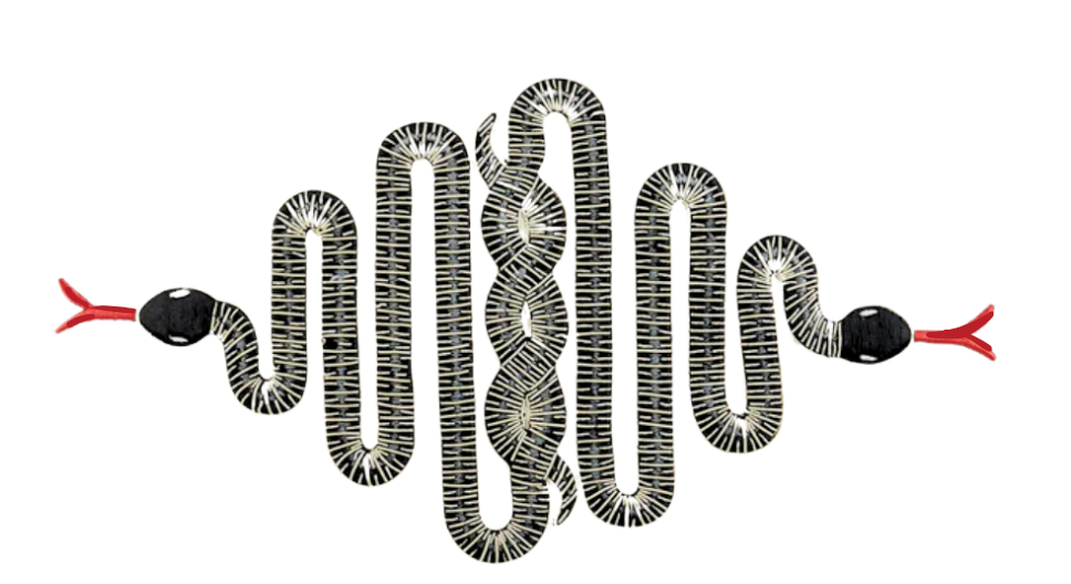 acrylic snake napkin weight - modern table decor & unique gift