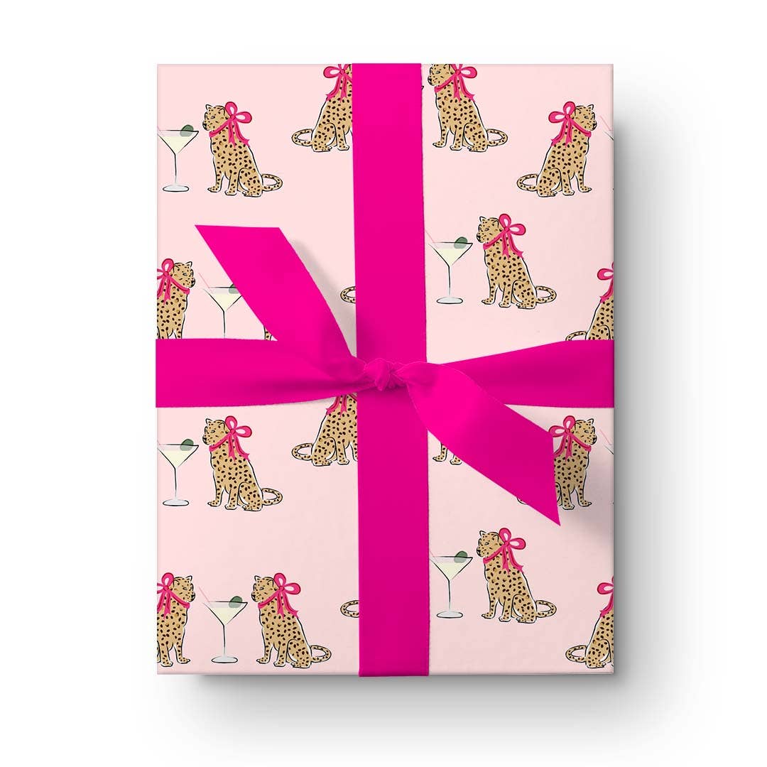 gift wrap cheetah - purrrr me another