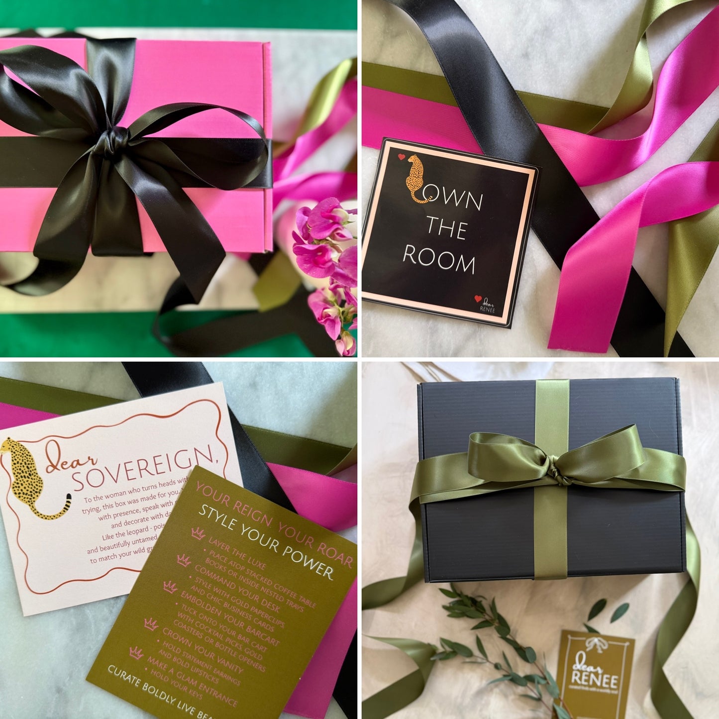 luxury cheetah gift box for women