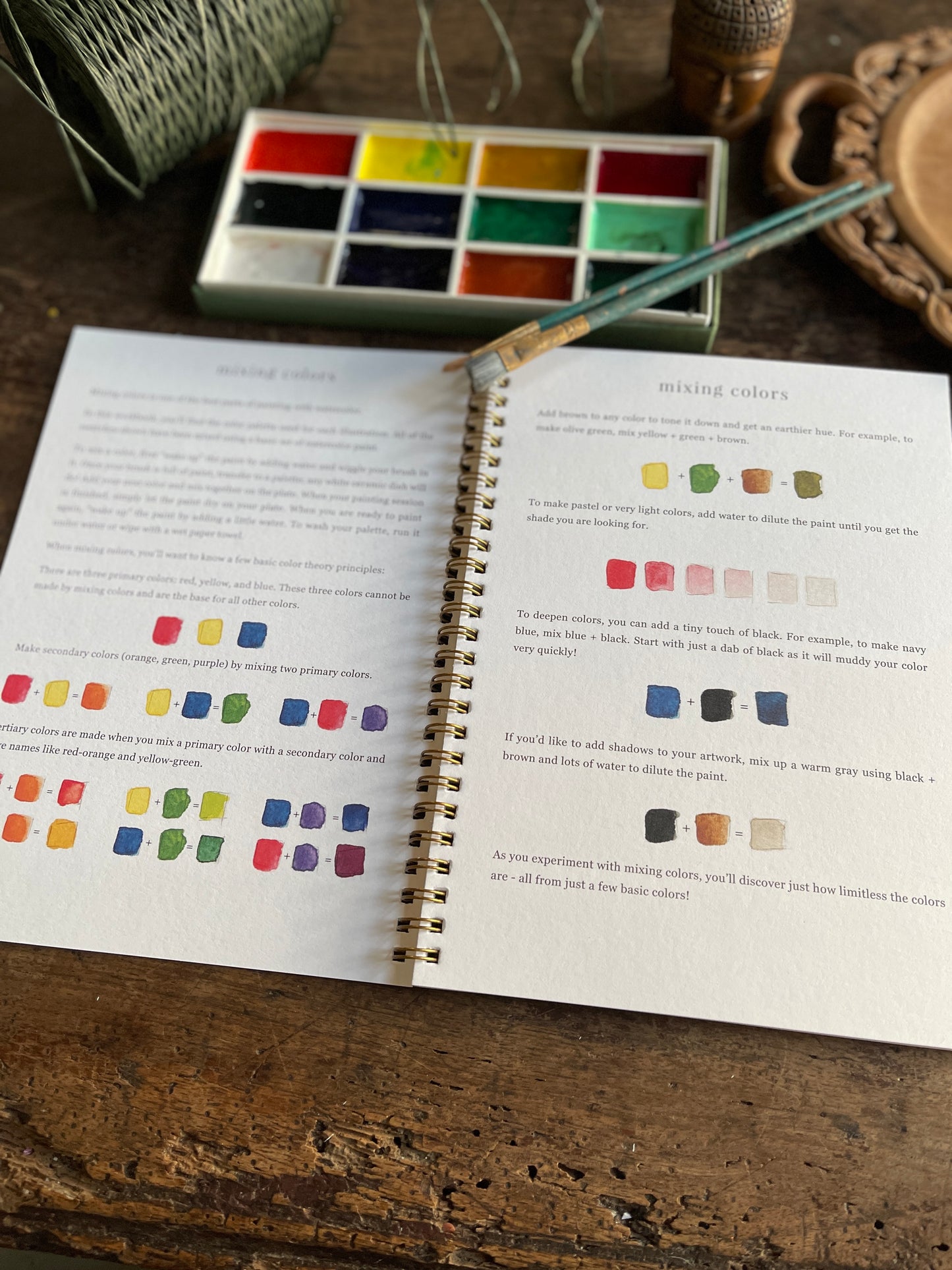 DIY Bouquets Watercolor Workbook by Emily Lex