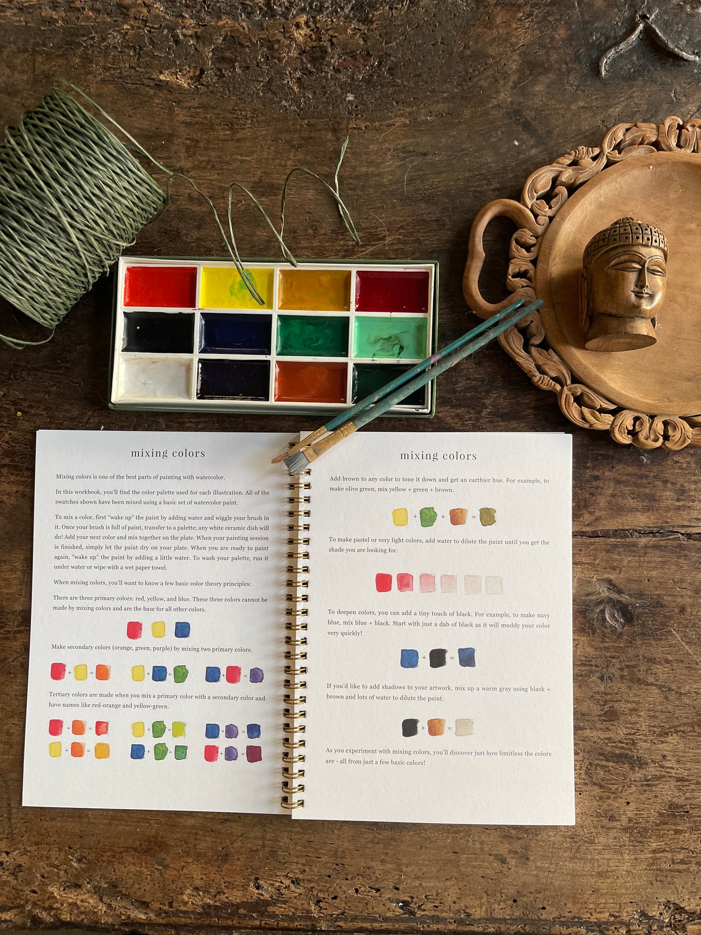 DIY Bouquets Watercolor Workbook by Emily Lex