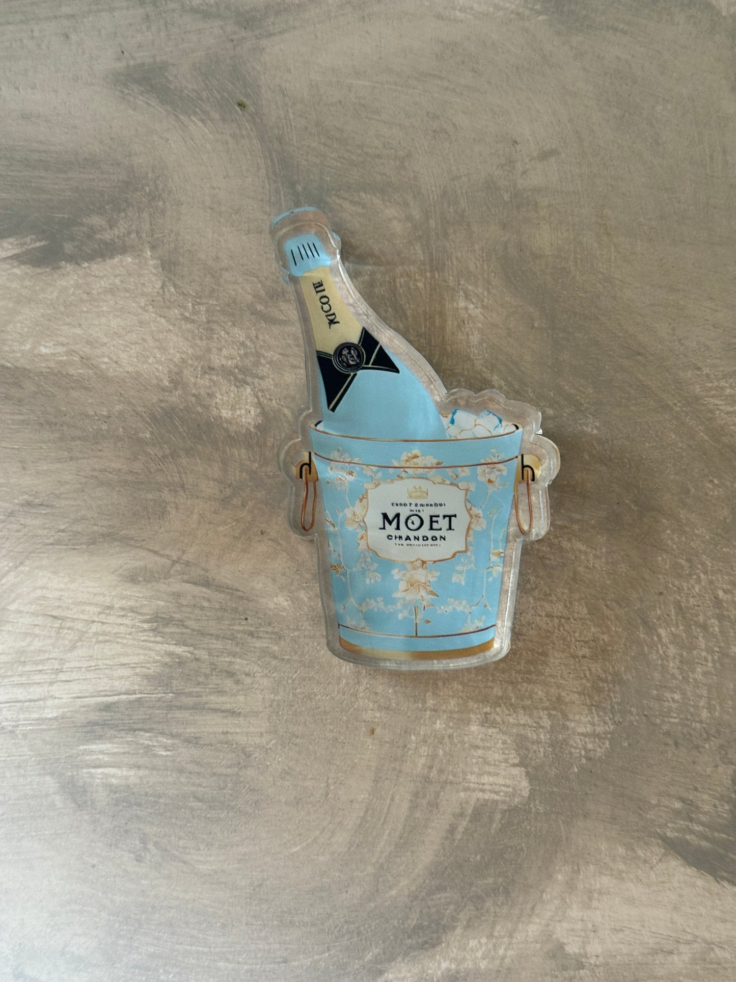 Acrylic Napkin Weight - Moet Champagne