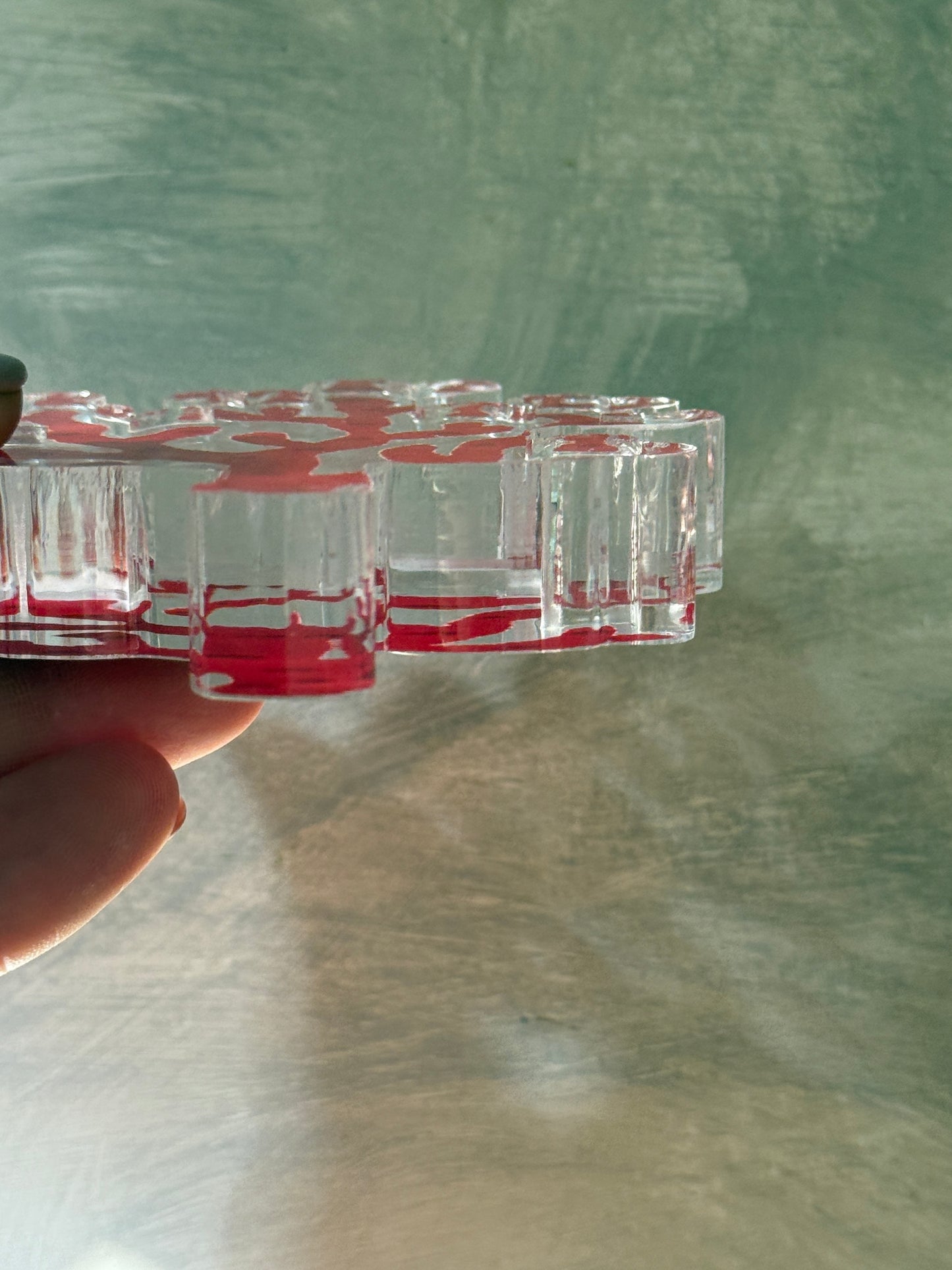 Acrylic Napkin Weight - Coral Ocean Decor