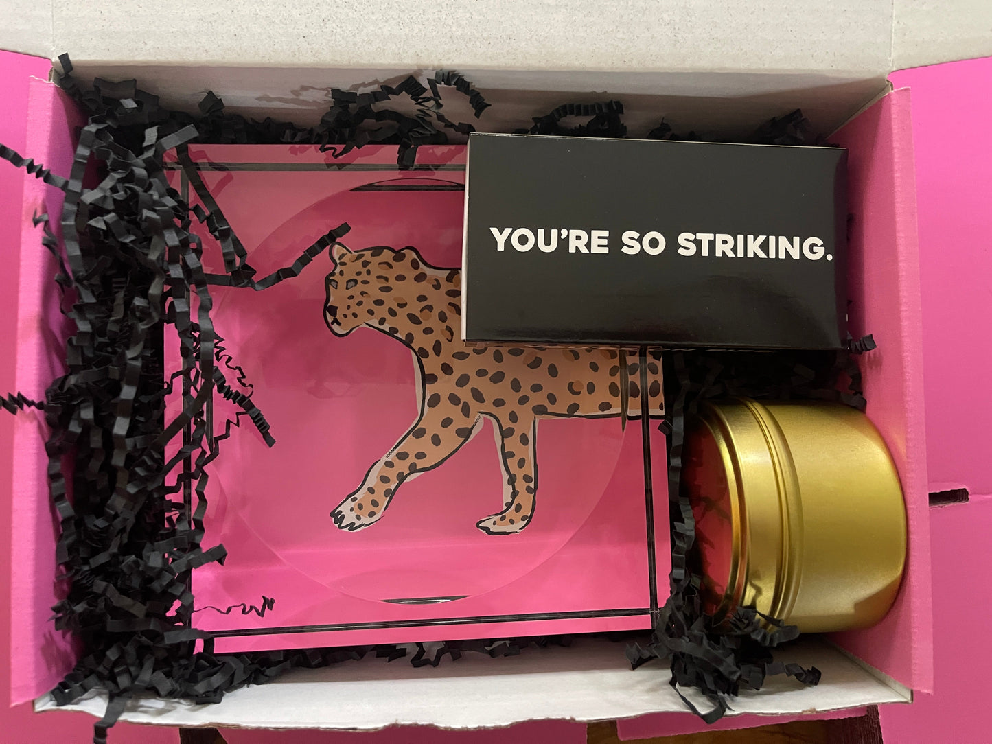 luxury cheetah gift box for women