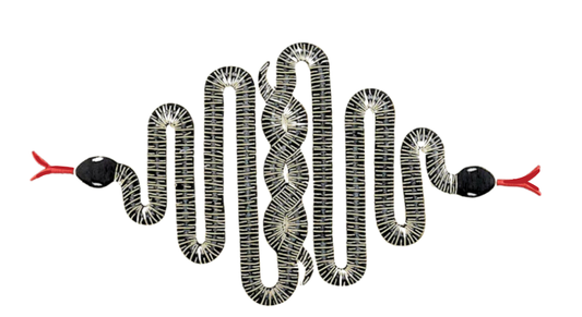 acrylic snake napkin weight - modern table decor & unique gift