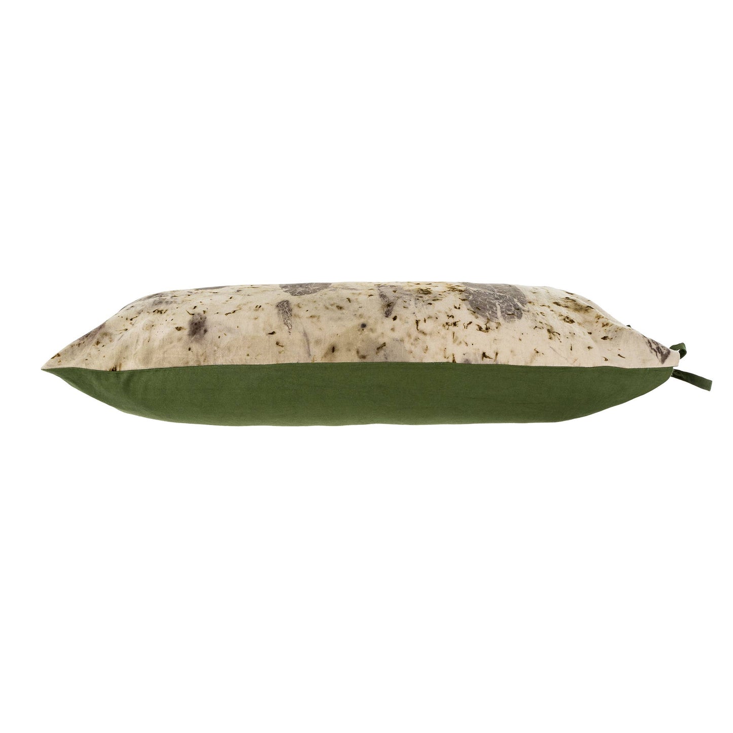 Botanical Eco-Dyed Print Pillow 14" x 31"